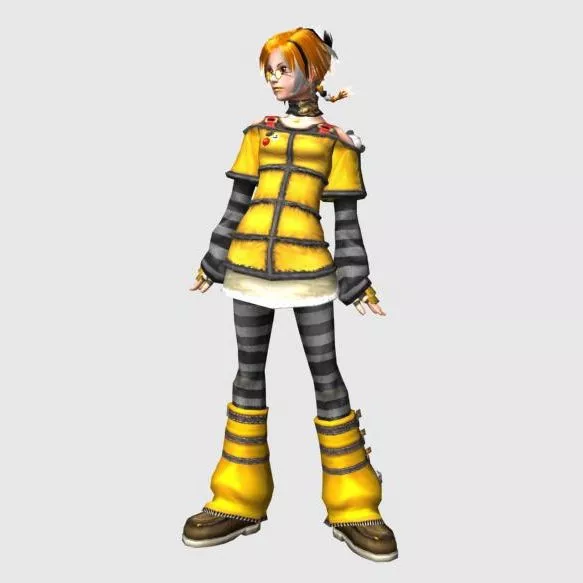 Kof Nagase Character 3d model Kof Nagase Character 3d model