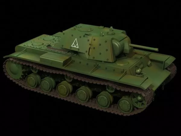 Kv-1 Heavy Tank 3d model Kv-1 Heavy Tank 3d model