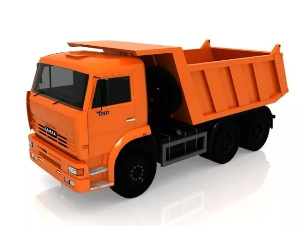 Kamaz Dump Truck 3d model Kamaz Dump Truck 3d model