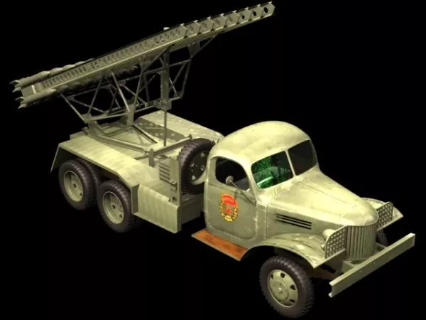 Cartoon Rocket Gun 3d model