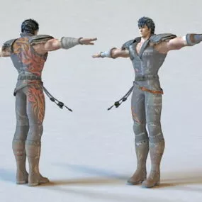 Kenshiro Fist Of The North Star Character 3d model