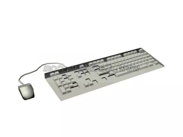Pc Keyboard Genius 3d model