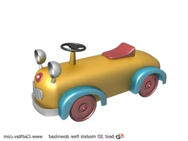 Kids Electronic Toy Car 3d model Kids Electronic Toy Car 3d model