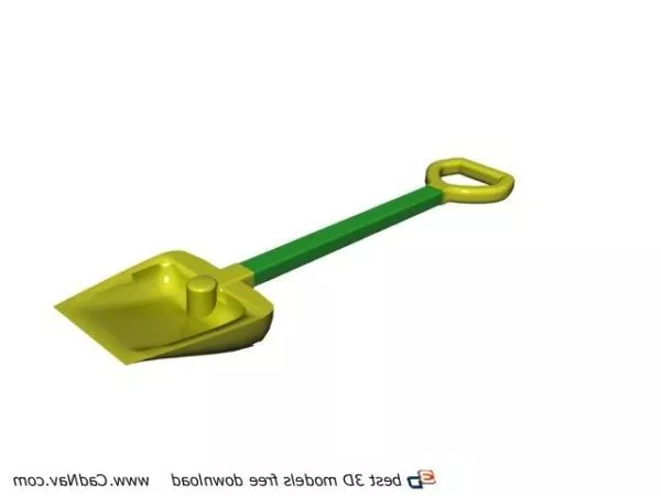 Rusty Shovel 3d model