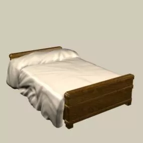 Kids Twin Bed 3d model