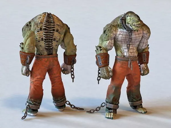 Killer Croc Concept 3d model Killer Croc Concept 3d model