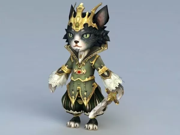 King Of Cat 3d model King Of Cat 3d model