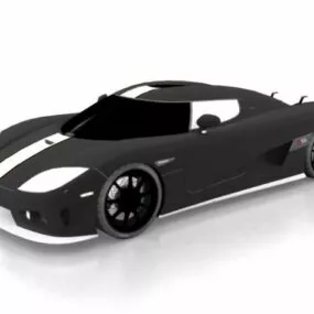 Koenigsegg Ccx Sports Car 3d model