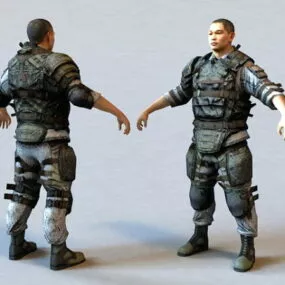 Korean Special Forces 3d model