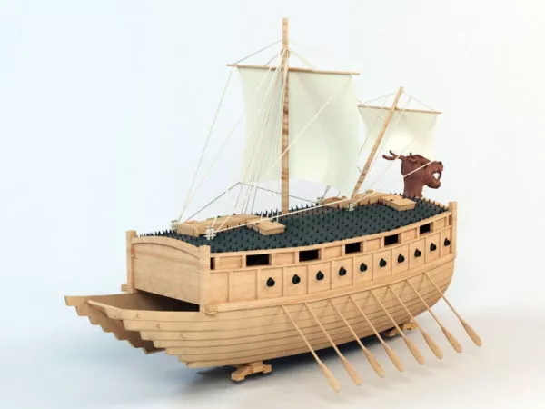 General Military Battleship 3d model
