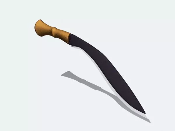 Chinese Knife 3d model