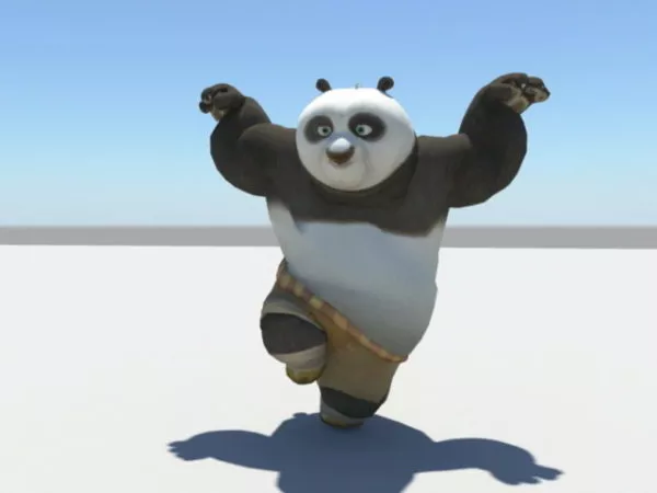 Kung Fu Panda Po 3d model Kung Fu Panda Po 3d model
