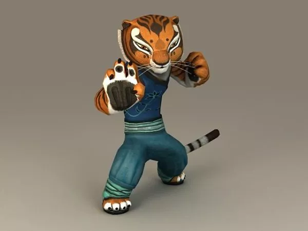 Kung Fu Panda Tigress Free 3d Model - .Max, .Vray - Open3dModel