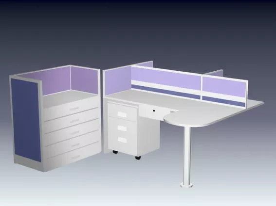 Office Cubicle Ideas 3d model