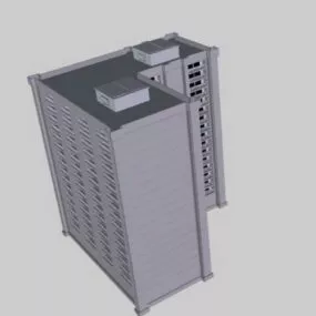 L-shaped Office Building 3d model