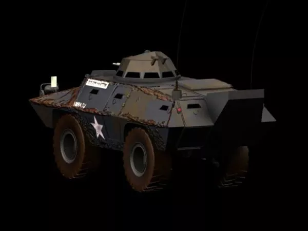 Lav-100 Light Armored Vehicle 3d model Lav-100 Light Armored Vehicle 3d model