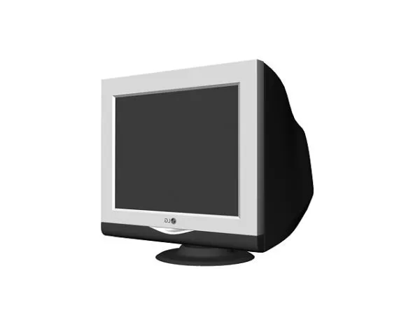 Lg Crt Flat Monitor 3d model Lg Crt Flat Monitor 3d model