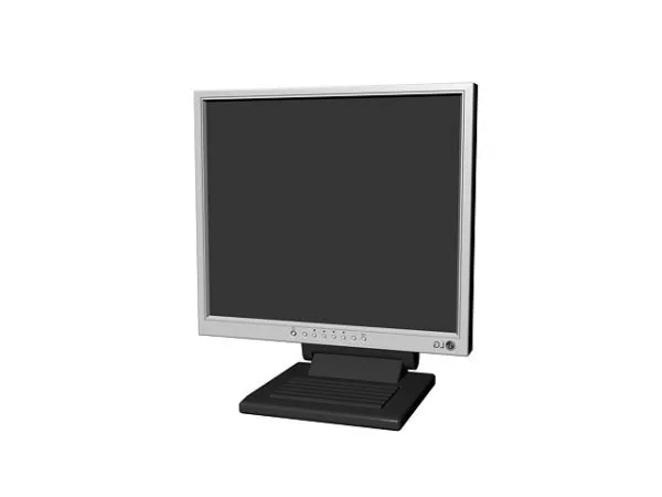 Lg Flatron Lcd Monitor 3d model Lg Flatron Lcd Monitor 3d model