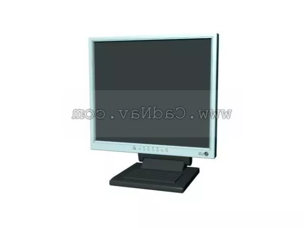 Lcd Tv Square Shape 3d model