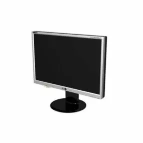 Lg Flatron Wide Monitor 3d model