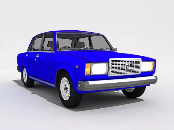 Audi A6 Sedan Silver 3d model