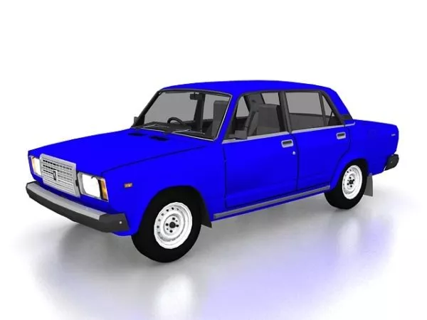Lada Riva Compact Sedan Car 3d model Lada Riva Compact Sedan Car 3d model