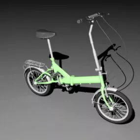 Lady City Bike 3d model