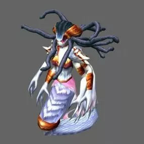 Lady Vashj – Wow Character 3d model