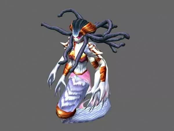 Naga Warrior 3d model
