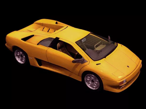 Lamborghini Diablo Roadster 3d model Lamborghini Diablo Roadster 3d model