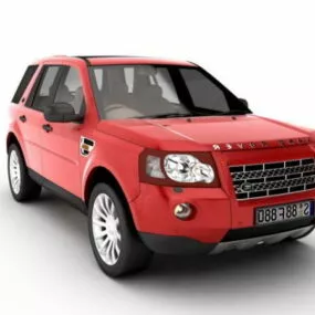 Land Rover Freelander Red 3d model