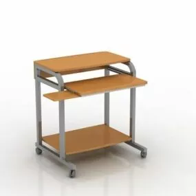 Laptop Work Table 3d model