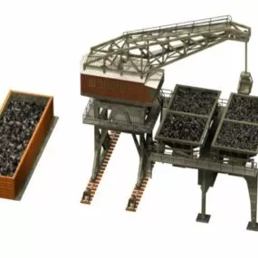 Large Coaling Station 3d model
