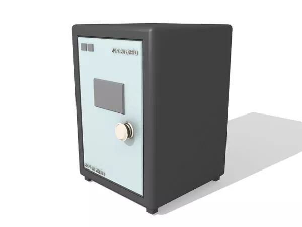 Large Office Safe 3d model Large Office Safe 3d model