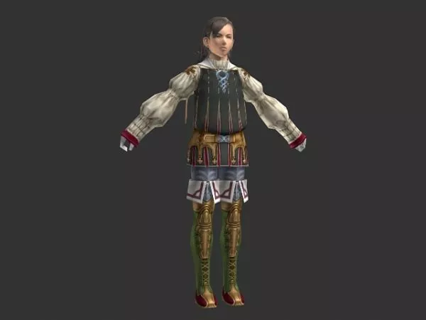 Chinese Soldier In Uniform 3d model