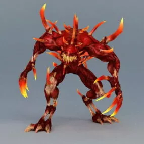 Lava Monster Concept 3d model