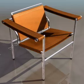 Le Corbusier Cube Shaped Armchair 3d model