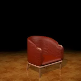 Leather Armchair 3d model