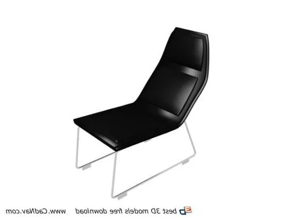 Furniture Leather Chaise Lounge Chair 3d model Furniture Leather Chaise Lounge Chair 3d model