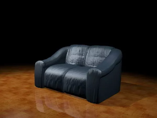 Leather Couches 3d model Leather Couches 3d model