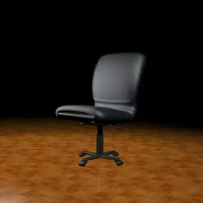 Leather Office Chair 3d model