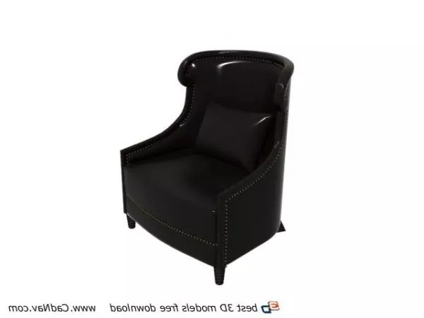 Furniture Leather Sofa Chair And Sofa Cushion 3d model Furniture Leather Sofa Chair And Sofa Cushion 3d model