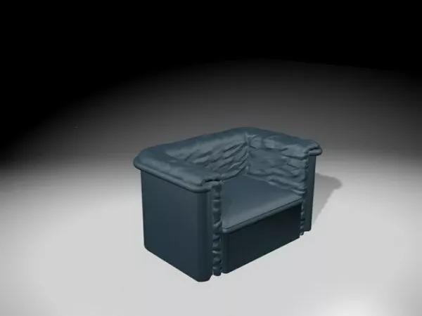 Leather Sofa Chair Design 3d model Leather Sofa Chair Design 3d model