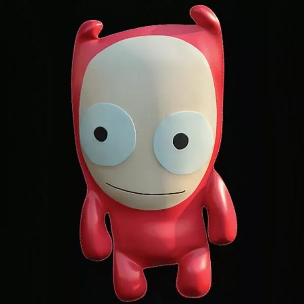 Doll Character Lowpoly 3d model
