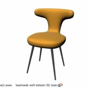 Furniture Leisure Dining Chair 3d model