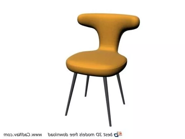 Furniture Leisure Dining Chair 3d model Furniture Leisure Dining Chair 3d model