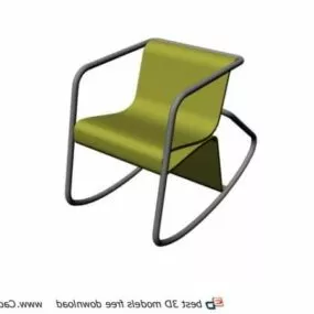 Furniture Leisure Rocking Chair 3d model