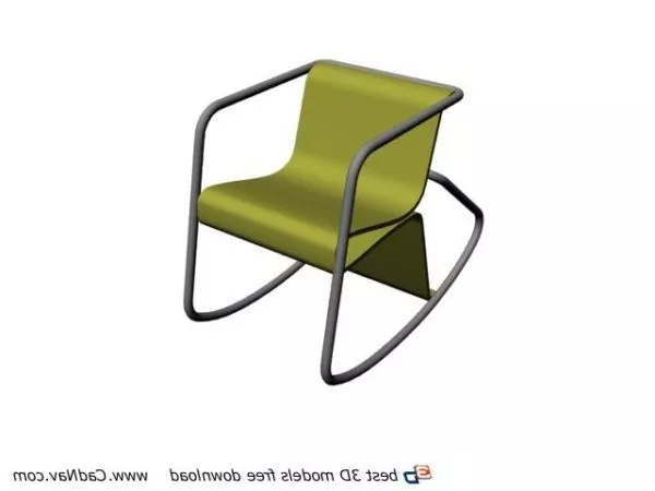 Furniture Leisure Rocking Chair 3d model Furniture Leisure Rocking Chair 3d model