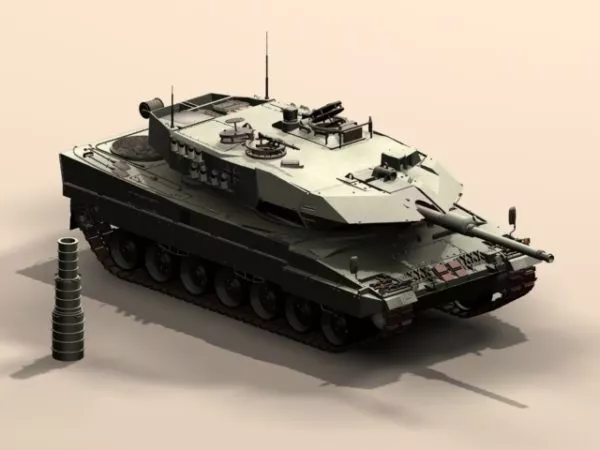 Leopard 2 Tank 3d model Leopard 2 Tank 3d model