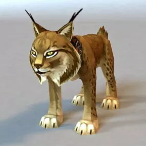 Leopard Cat Rigged 3d model